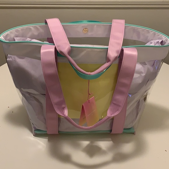 🎉ONE LEFT🎉 Stoney Clover Lane x Target Transparent Beach Tote Bag - Picture 1 of 16